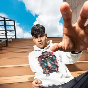 Shih Tzh Hoodie Gildan G185 Adult Heavy Blend 8 oz 50/50 Fitted Long Sleeve Casual Autumn Medium Length Hoodie with Double Lined Hood and Pouch Pocket