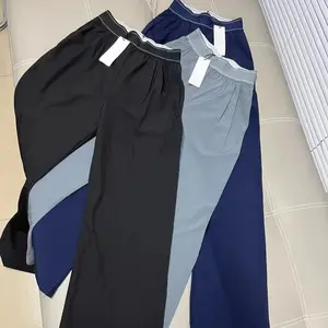 lo Yoga Women's Leisure Sports High-waisted Fashion Pants Outdoor Fitness Yoga Casual Straight Leg Loose Wide Leg Pants