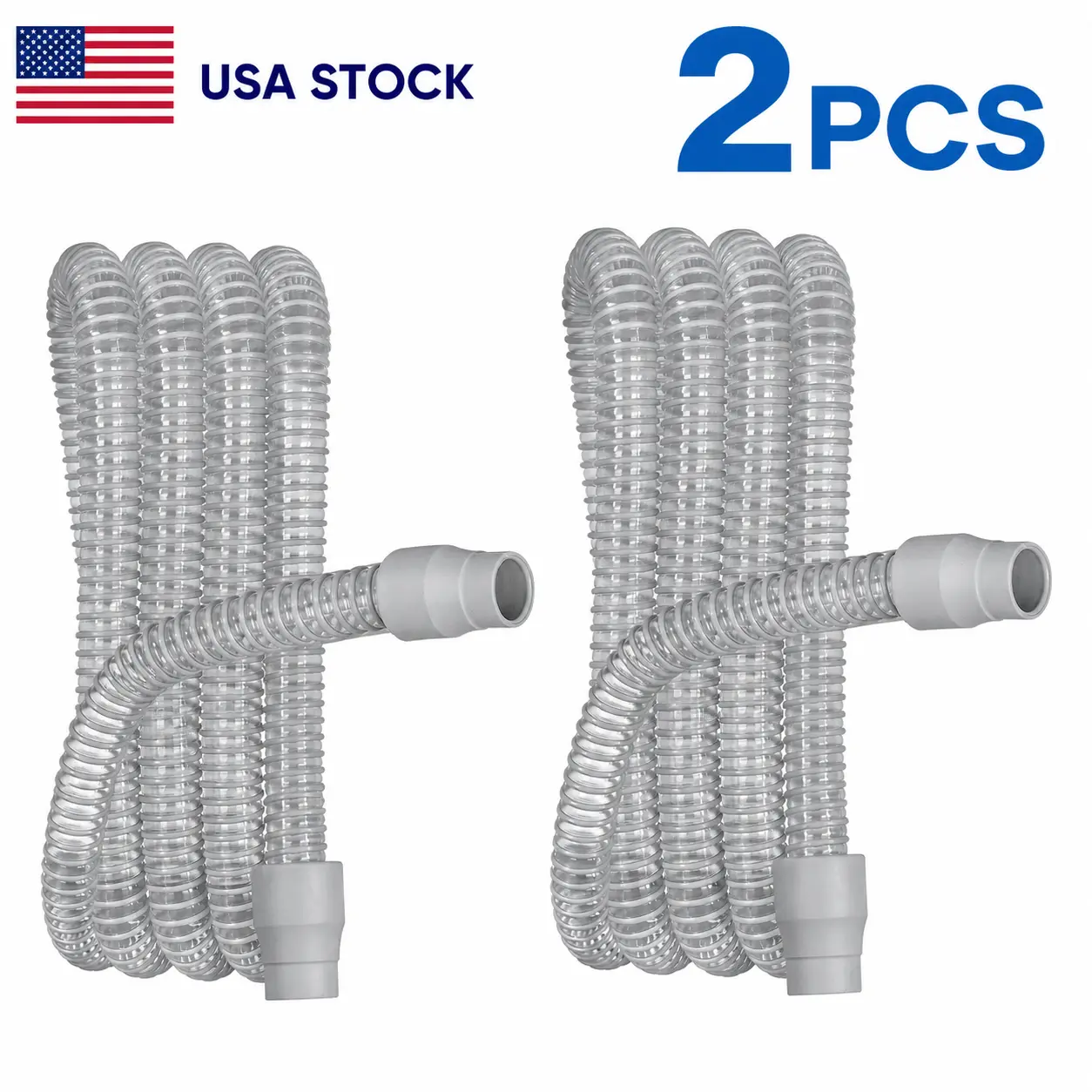 Universal  cpap Hose  6 Foot  Universal Tube Compatible with most machines (2 Pack)