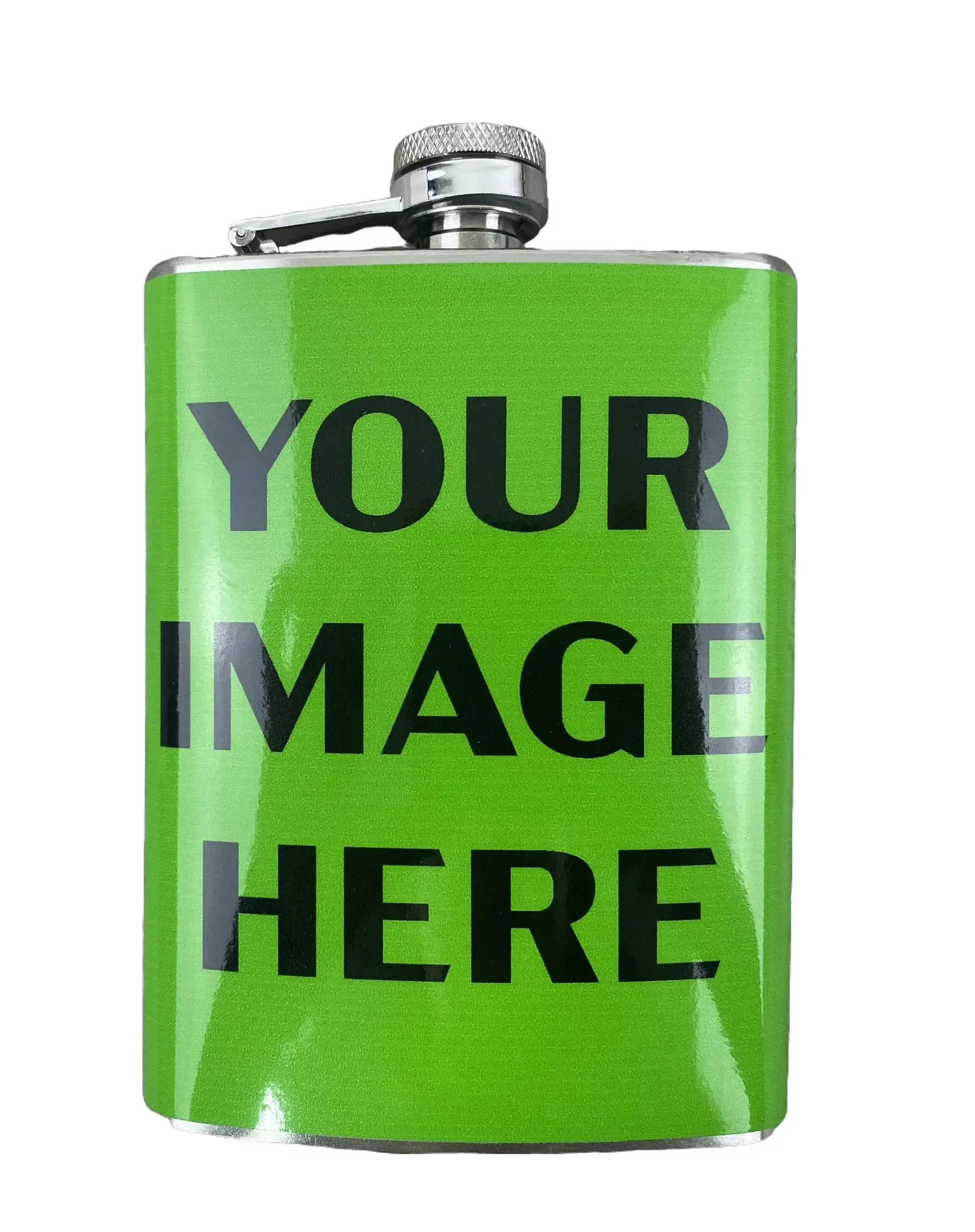 CUSTOMIZABLE "Your Image" 8oz Stainless Steel Flask CUSTOMIZABLE "Your Image" 8oz Stainless Steel Flask
