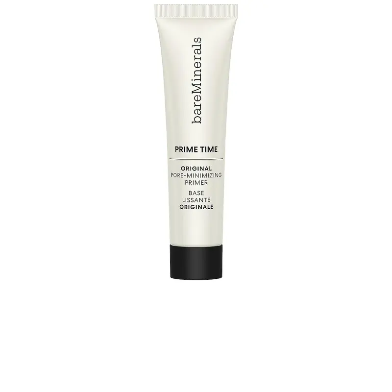 bareMinerals Mini Prime Time Original Pore-Minimizing Gel Primer - 0.5oz Cosmetic Makeup Base, Glow Filter Primer, Blurs Pores for a Smoother Face, Flawless Finish Makeup