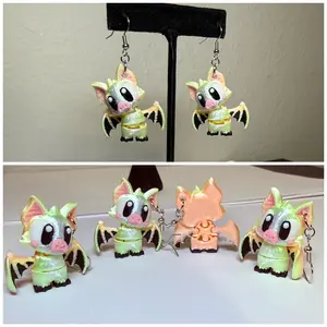 3D Printed Animal Earrings