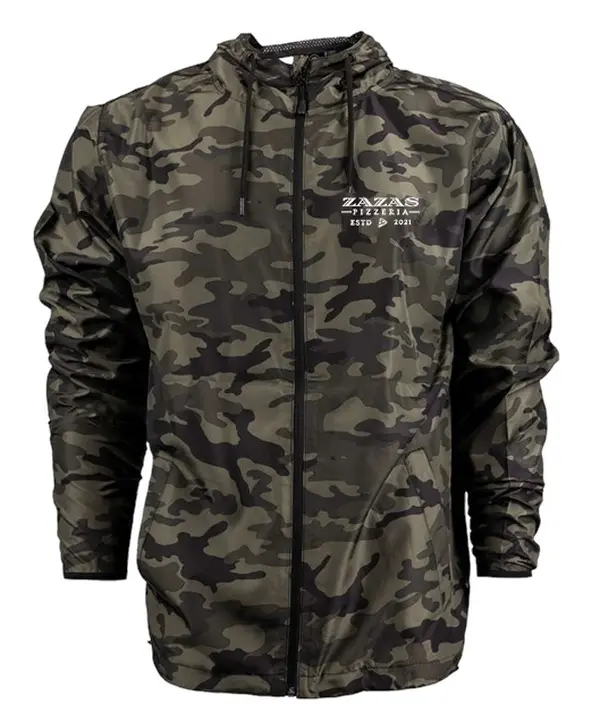 Zazas Green Camo Windbreaker