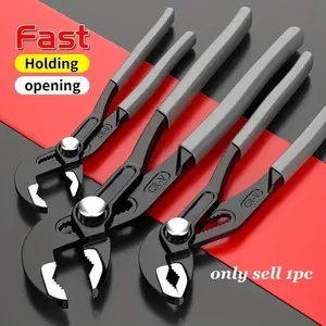 Industrial-Grade Heavy Duty Chrome Vanadium Steel Multi-Tool, Large Nose Pliers, Groove Joint Pliers, Water Pump & Wrench Combo, Durable Hand Tool Set