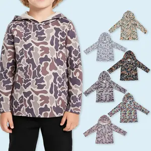 Black Friday Sale Baby boy camouflage long sleeve hoodie top
