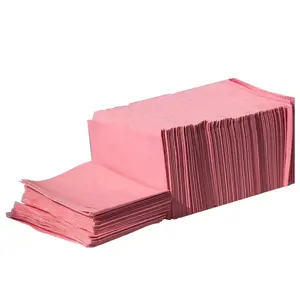125 Pieces Disposable Apron Bed Sheet Tablecloth Cleaning Pad Nail Desk Mat One-Use Clean Pad Nail Desk Cloth Nail Tools Thin Paper