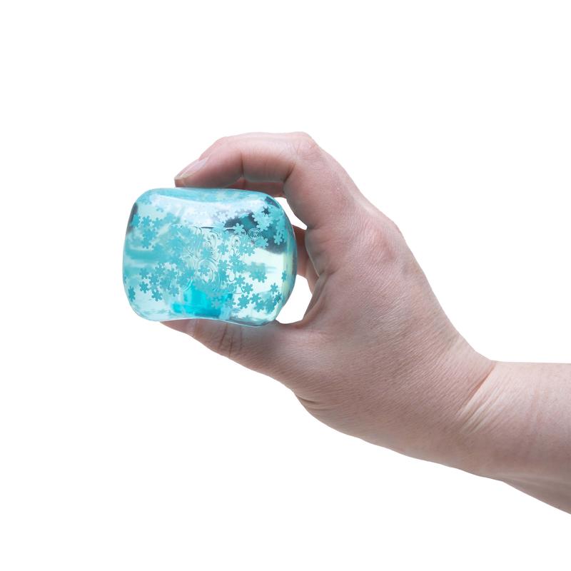 NeeDoh Winter Glow Bundle – Glow Flakes & Polar Glow Penguin Squishy Set