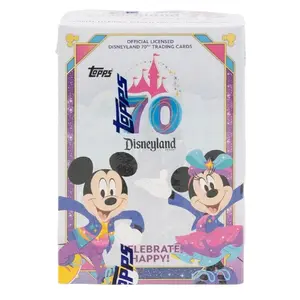 (1) 2025 Topps Disneyland 70th Anniversary Box--Blaster OR Hobby Available (Trading Cards. Collectible Booster Packs. See description/pictures for more details.)