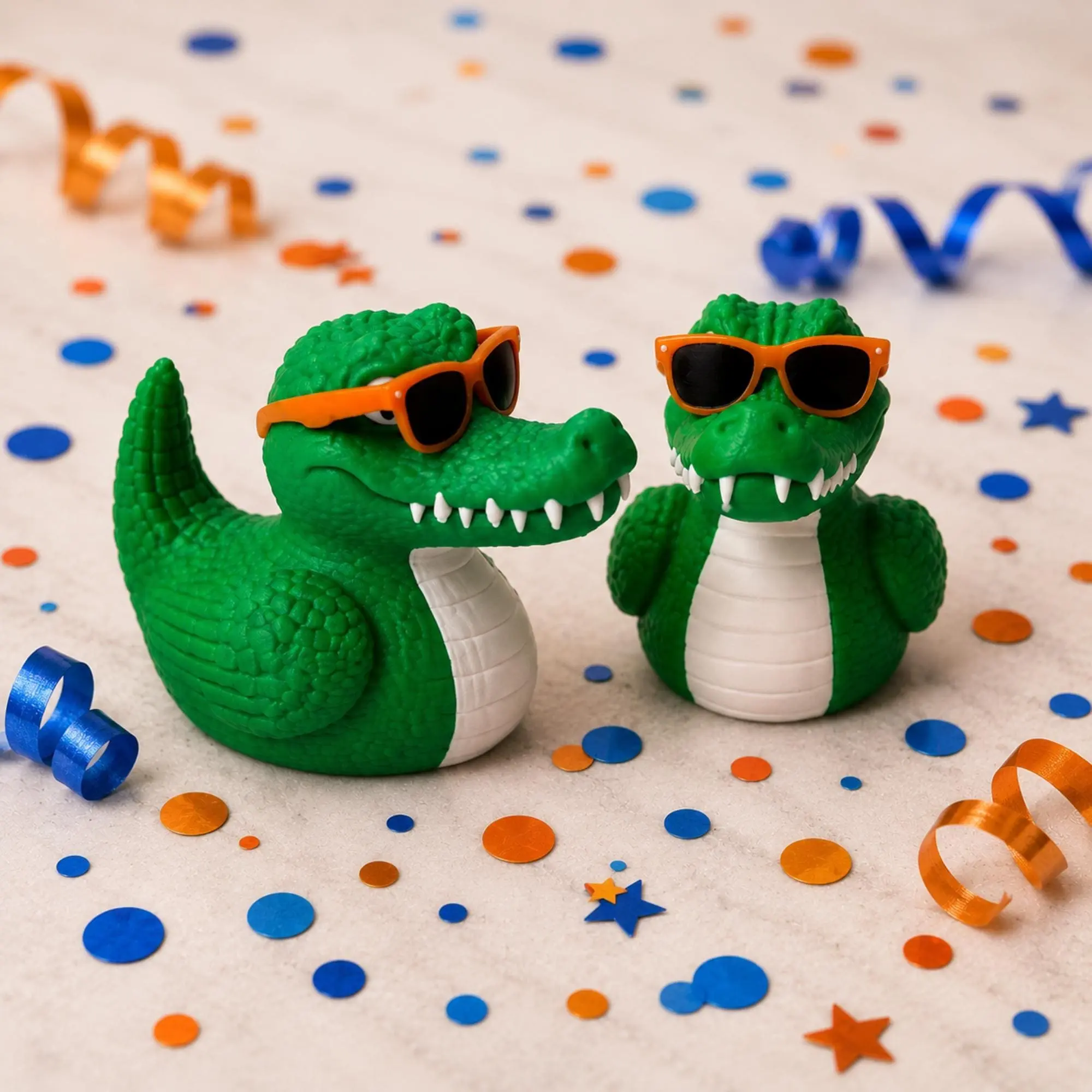 Gator Duck with Sunglasses – Gator Fan Gift Dashboard Ornament