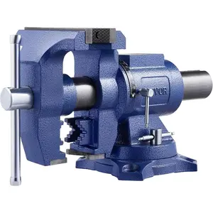 VEVOR Bench Vise 6 Inch, Double Swivel Rotating Heavy Duty Vise Head/Body Rotates 360, Pipe Vise Bench Vices 30Kn Clamping Force, for Clamping Fixing Equipment Home or Industrial UseVEVOR Super Brand Day