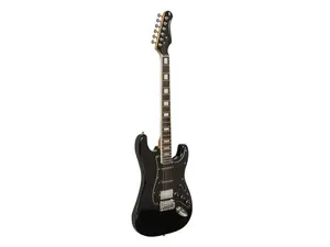 Stagg 26130 Vintage S-60 Series Electric Guitar with Solid Alder Body- Black