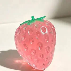 Cute Strawberry Desktop Decoration — Soft & Adorable Ornament
