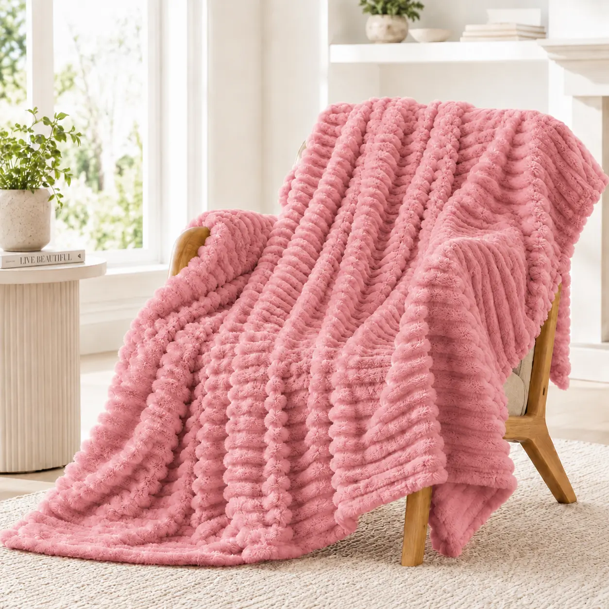 【Halloween Warm Vibes】QUEEN SIZE-UFIST COZY THROW BLANKET – Premium Soft Lightweight Blanket for Couch & Bed, Elegant Home Decor Blanket, Warm Plush Blanket for Bedroom Living Room, All Season Comfort, Perfect Gift for Women Men