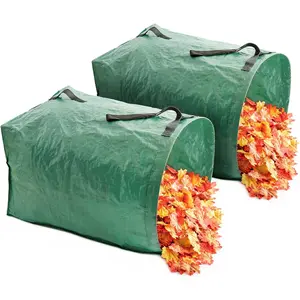 Big Gulp Leaf Bags, 2-Pack Lawn Bags with Reinforced Handles, 53 Gallon,  Yard , Garden  Bag, Garden Bag for Debris, Lawn Leaf Collector