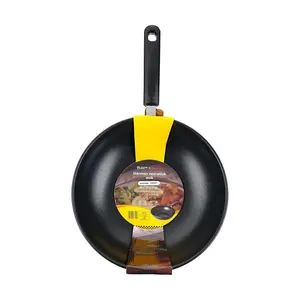 COOKER KING German Style Wok Pan 28CM, Non-stick Frying Pan for Stir-frying, Sautéing, Stewing, Multi-functional Cookware with Anti-scald Handle