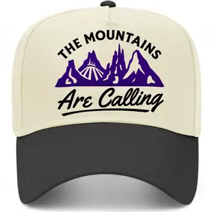 The Mountains Are Calling Vintage Trucker Hat - Unisex Viral Trendy Theme Park Hat for Men & Women
