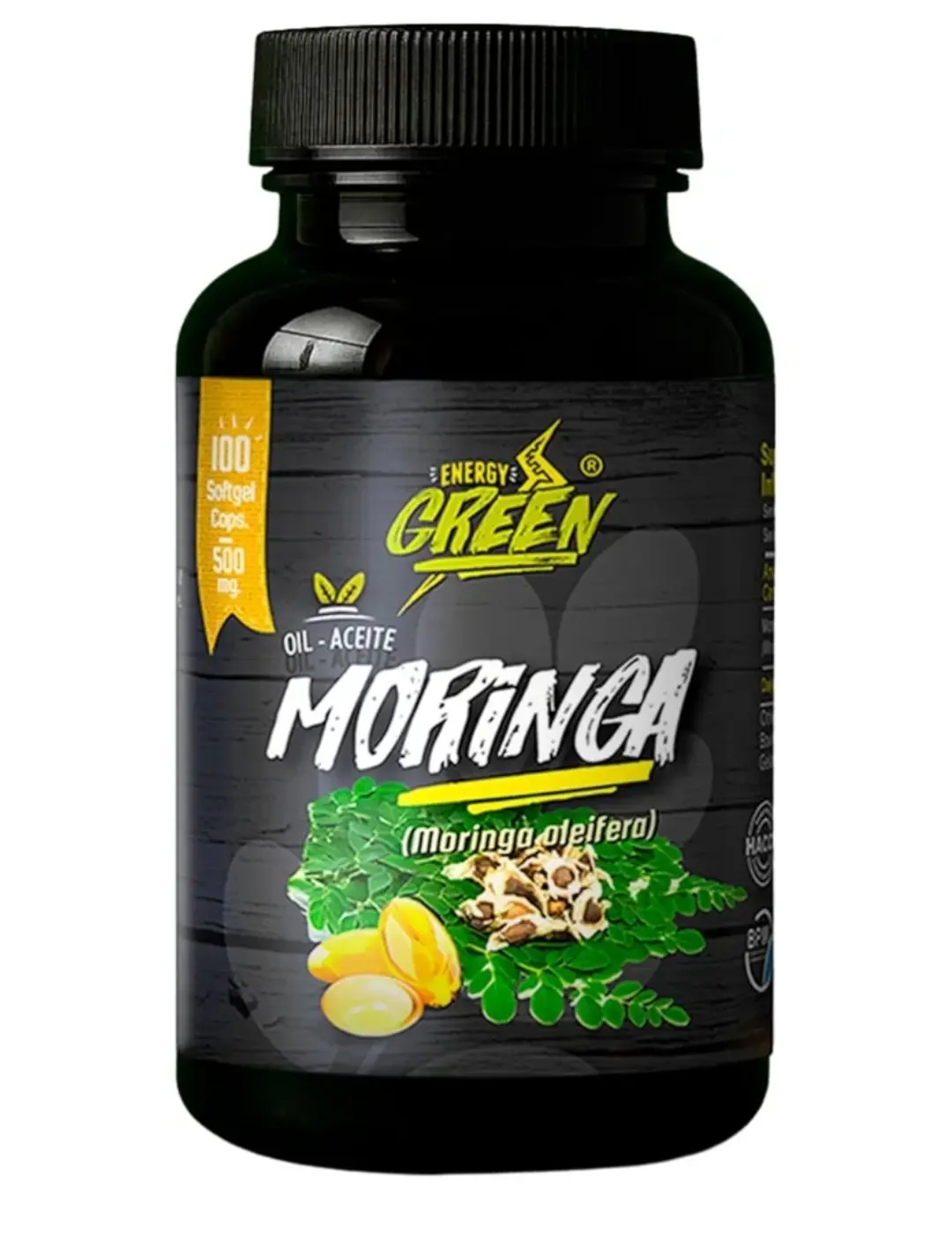 Organic Gluten-Free Moringa Oil Nutritional Supplement - Antioxidant Support for Immunity Boost, Health & Wellness, Skin and Hair Care