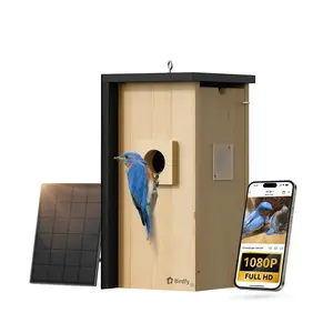 Birdfy Nest - Wooden Smart Birdhouse with Camera