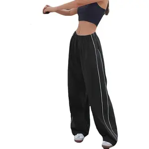 Women's Baggy Y2K Parachute Pants