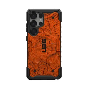 Pathfinder Case For Samsung Galaxy - Orange Topography 2