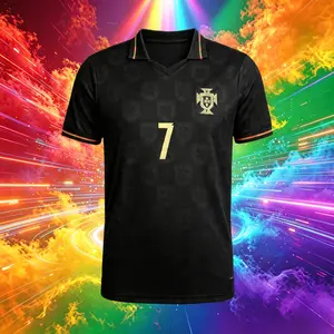 2026 Portugal Home And Away Red Green Black 7# Cristiano Ronaldo Short Sleeve Soccer Jersey Fans Version