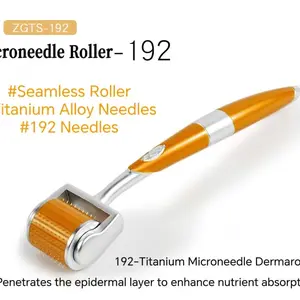 Gold Micro Needle Skin Roller, Facial Tool, Reduce Fine Lines & Wrinkles, Improve Skin Texture, Beauty Essential
