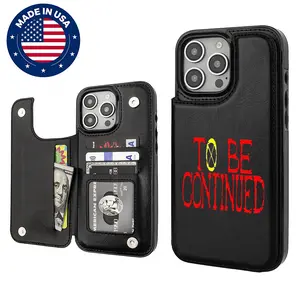 One Piece TO BE CONTINUED Aesthetic Design Pattern Casing For iphone 16 15 14 13 12 Plus Pro Max Flaunt Mobile Phone Case TPU Pu Leather Card Holder Drop Protection Shockproof Protector Vintage unique Fashion Trend Anti-scratch Stylish Smartphone Cover