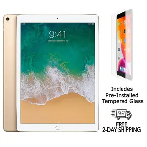 Refurbished Apple iPad Pro 12.9" (2nd Gen) A1670 (WiFi) Acceptable Condition with Pre-Installed Tempered Glass & 1 Year Warranty
