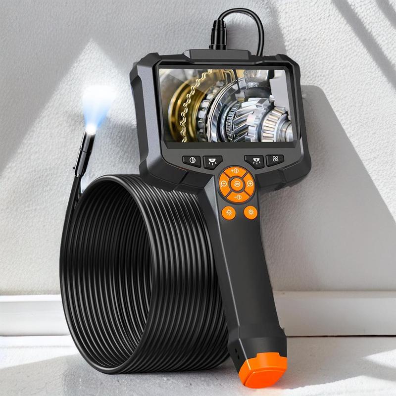 Borescope Camera with Light, 1 Count 1080P HD Inspection Camera with 4. ...