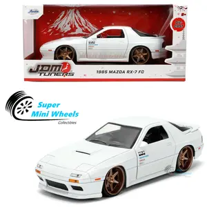 Jada 1:24 1985 Mazda RX-7 FC – White – JDM Tuners #35955