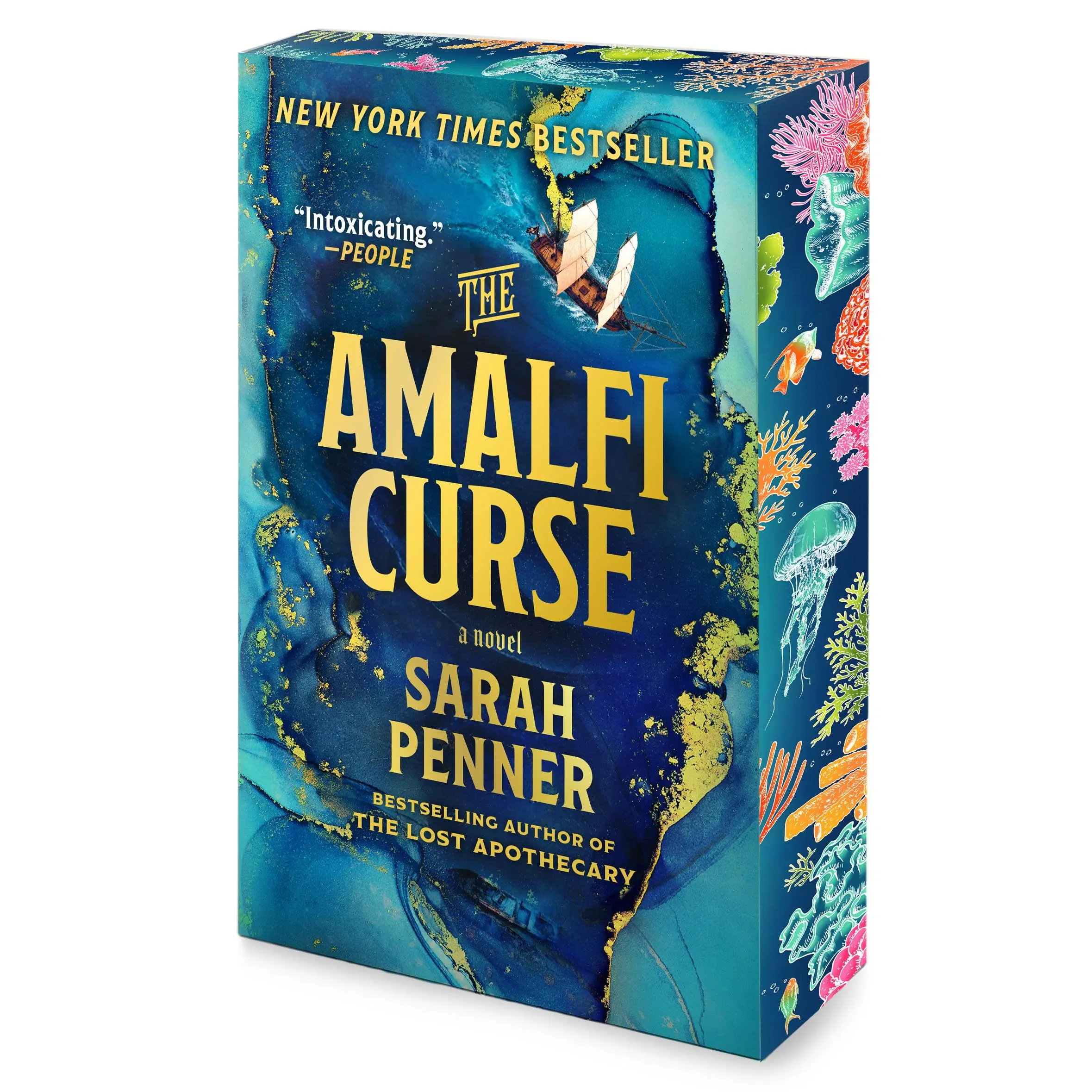 The Amalfi Curse by Sarah Penner [Paperback Book] Two timelines. One curse. A sea that never forgets.