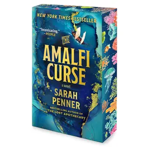 The Amalfi Curse: A Bewitching Tale of Sunken Treasure , Forbidden Love , and Ancient Magic on the Amalfi Coast by Sarah Penner [Paperback Book]