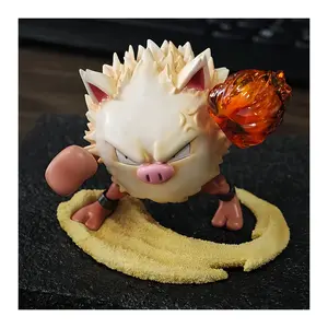Hot 7cm Pokemon Action Figure Play Wild Hot Monkey Anime Figures Gk Cute Figurins Model Statue Ornament Toys Custom Kids Gifts no box