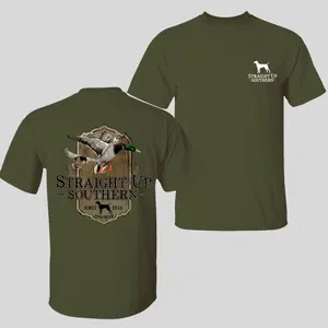 Mallard Duck Hunting Shirt, Duck Hunter Graphic T-Shirt, Outdoor Hunting Season Tee, Rustic Hunting Gift for Men