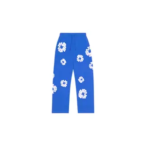 Cotton Wreath Baggy Sweatpants Blue "Blue" DT162