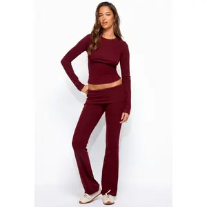 Ivanne Foldover Flared Pants
