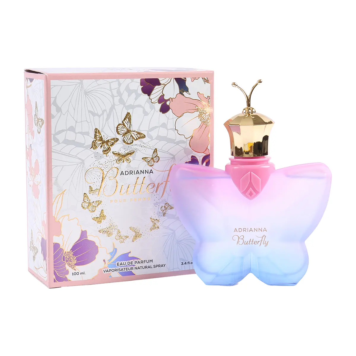 Adrianna Butterfly Pour Femme Eau de Parfum Natural Spray Perfume for Women 100ml/3.4fl.oz. - Fragrance for Women