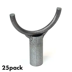 25 PK Concrete Screed Rail Chairs for 2" OD Pipe