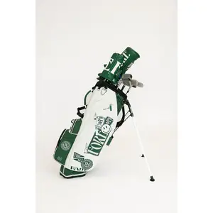 University Golf Bag - Green/White Patches