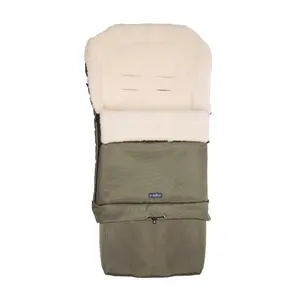 Olive Organic Wool Adjustable Footmuff