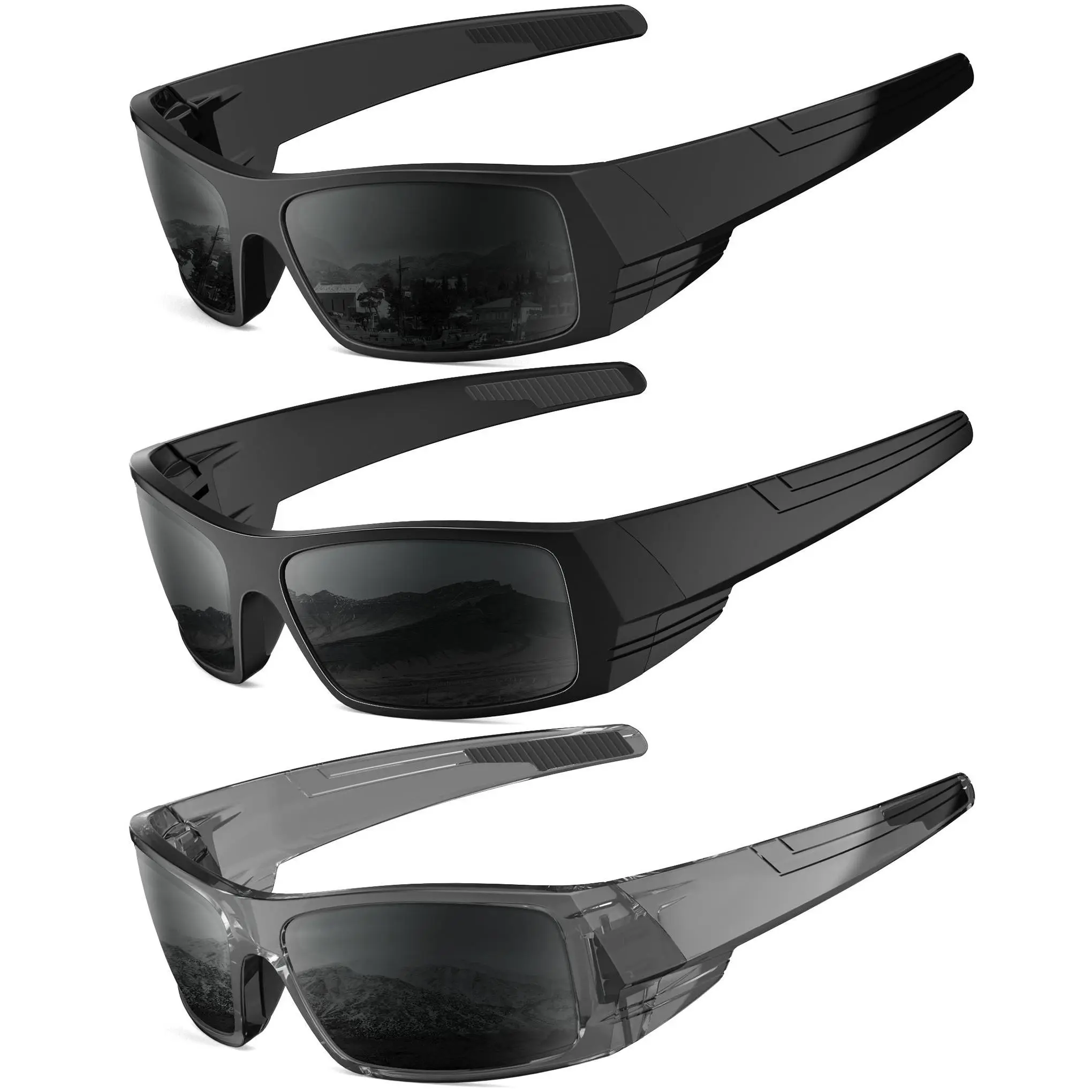 Matt Black/Glossy Black/Crystal Grey