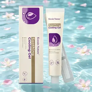 Kreain Nuture Soothing Cooling Gel - Natural Herbal Formula with Purple Daisy