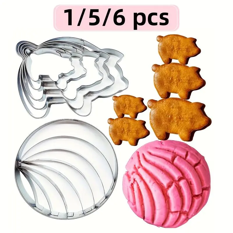 Bread Mold Cookie Cutter Set, DIY Bread Knife, Christmas Gift, Party Supplies, Baking Utensils, Baking Tools, Perfect for Baking and Holiday Celebrations