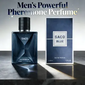Men's Power Pheromone Perfume featuring floral fruity woody scent that lasts all night. Formulated to attract her completely, keep her obsessed with your charm, and create an unforgettable wild romantic night. Ideal Valentine's Day/Christmas gift for him.