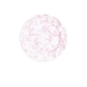Noon & Moon Rosy Bloom Plate 7.5 Inch