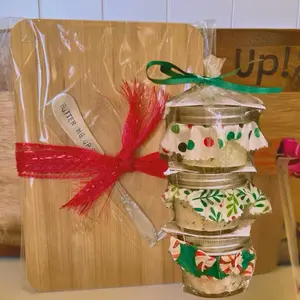 Butter Tower with Vintage Butter Spreader and Serving Board