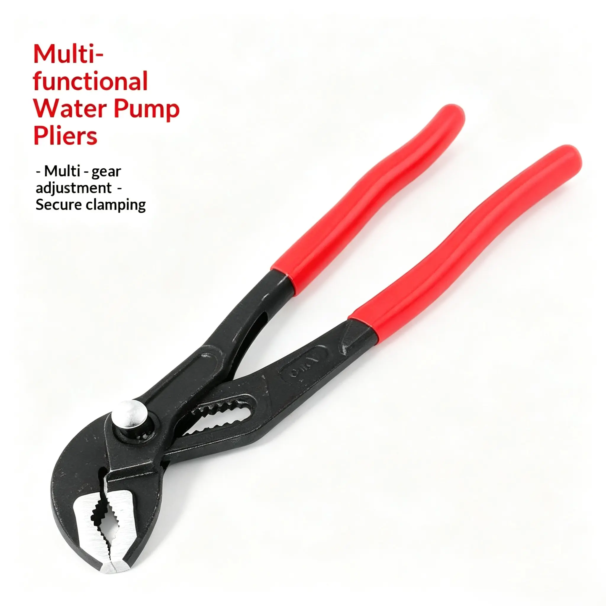 Adjustable Multifunction Water Pump Pliers with Grip Handles - Lightweight Adjustable Wrench Hand Tool for Plumbing Tasks, Automotive Repair