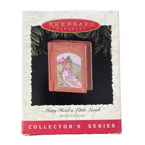 Mary Had A Little Lamb Mother Goose Hallmark Keepsake Collector’s Series