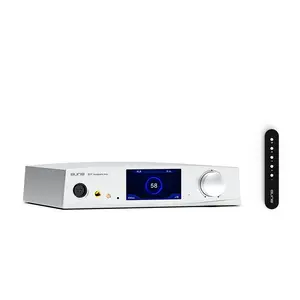 Aune S17 Pro Headphone Amp, Pre-amp, Fine Volume Curve, Pure Class-A, Fully-Discrete Fully Balanced, 6.35mm/XLR/4.4mm Headphone Jack, Twin JFET, XLR/RCA Preamp Out, for DAC/Speaker/Home Audio(Black)