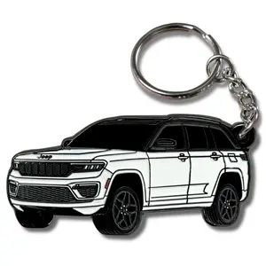Jeep Grand Cherokee Keychain Accessories, Premium Car Key Fob for Jeep Owners, For SUV Enthusiasts & Off Road Adventurers, Rugged Automotive Gift for Daily Carry